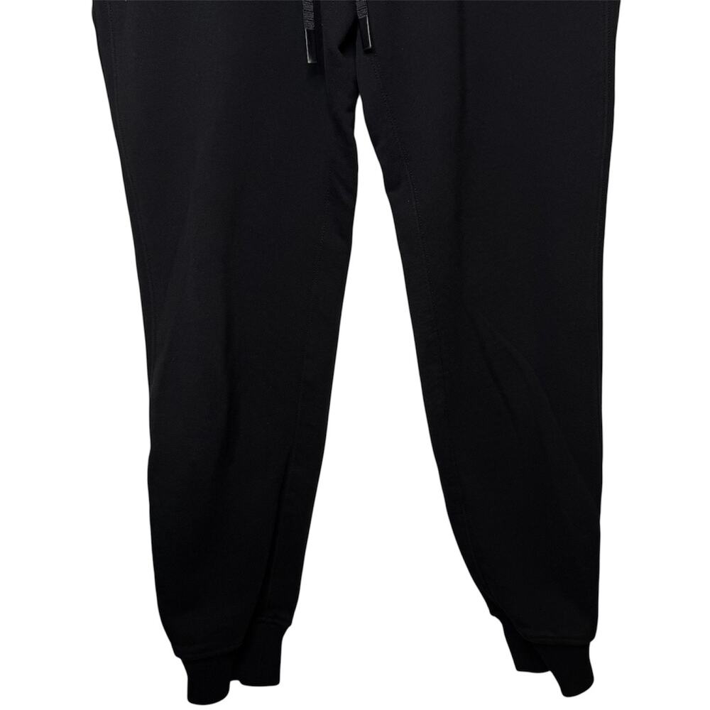 Lululemon Black Relaxed Jogger Sweatpants Drawstring Lounge Size 2 Athleisure - Picture 3 of 10